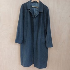 Vintage Cecil Gee 100% Pure Cashmere Men's Black Coat ~ 38R