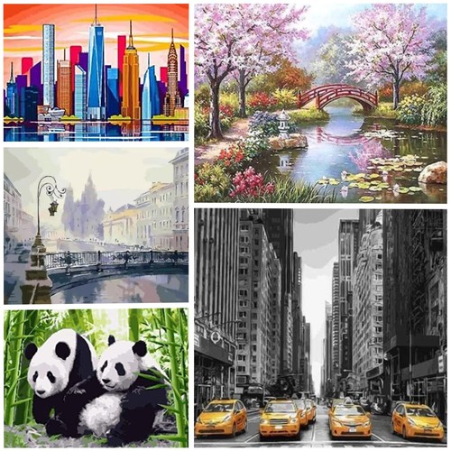 Diy oil painting numbers - oil, by