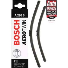 2x Wiper Blades (Pair) Flat /