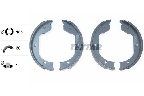 New brake shoe set - brake, parking