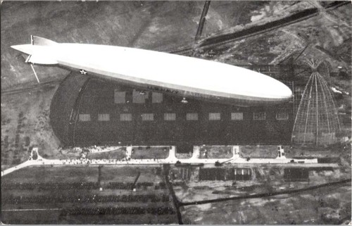 Akron postcard navy - akron, oh