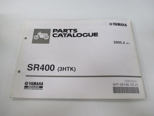 Sr400 parts list - parts, 1st
