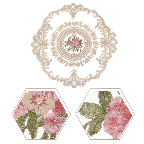 Retro design placemat lace - retro,