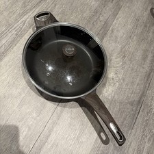 SENSARTE 30cm Deep Nonstick Frying Pan,4.7L Saute Pan with Lid Large Skillet