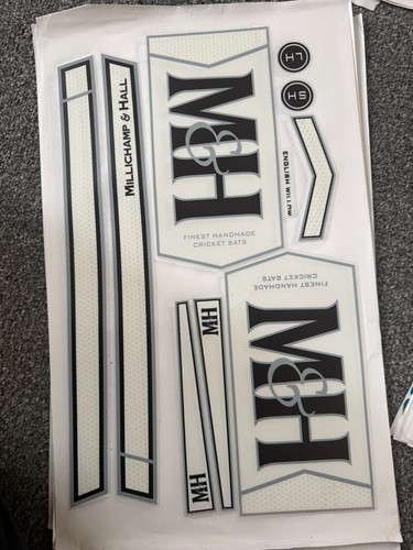 Cricket bat stickers - bat, 3d