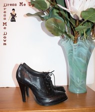 Aldo Leather Black Lace Up