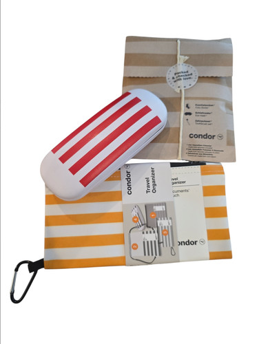 Condor airlines stripe glasses - airlines,