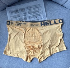 Mens Hello Underwear Boxer Shorts Underpants Boxers Briefs Pants Breathable UK