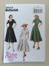 Butterick retro 1950's 6018