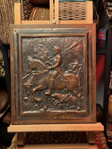 Rare vintage copper - copper, relief