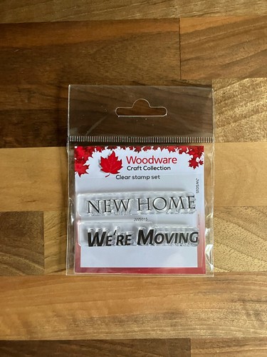 Woodware new home clear stamp - new,