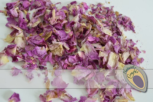 Dried pale pink and cream - pink,