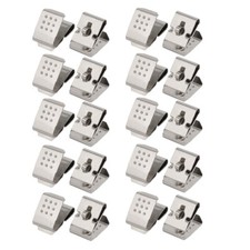 20Pcs Silver Tone Metal AA/14500 Battery Positive Negative Shrapnel Contact