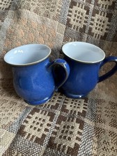Denby imperial blue - mugs, in