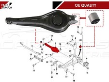 FOR JAGUAR X TYPE REAR LOWER