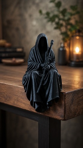 Mysterious hooded ledge - mysterious, sitter