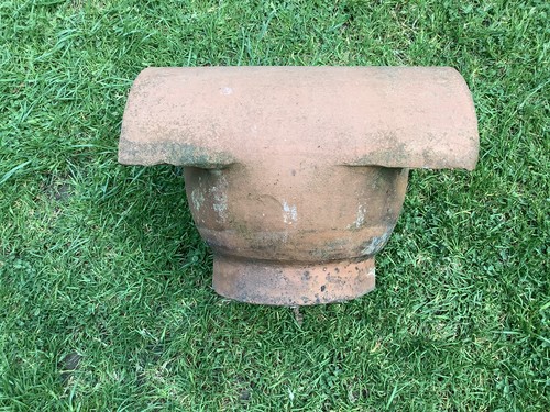 Chimney pot terracotta hooded - chimney,
