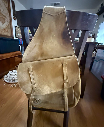 Vintage leather western saddle - vintage,