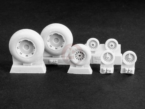 Plus model wheels for - 1/72,