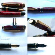 MARBLE RED & Black WATERMAN