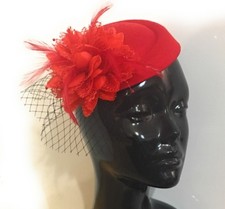 Fascinator Hat Pillbox Flower