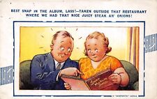 POSTCARD COMIC  OLD COUPLE