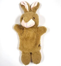 Nugar Bunny Rabbit Hand Puppet Full Body Very Soft Cuddle BC394