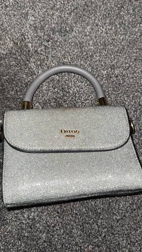 Dune bag silver glittery - silver,