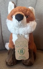 Fox Plush Soft Toy 9” Eco