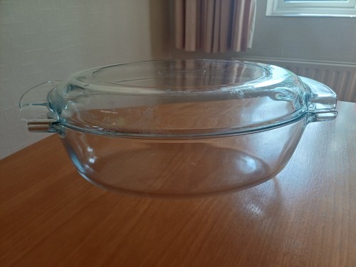 Pyrex clear glass oval large - clear,