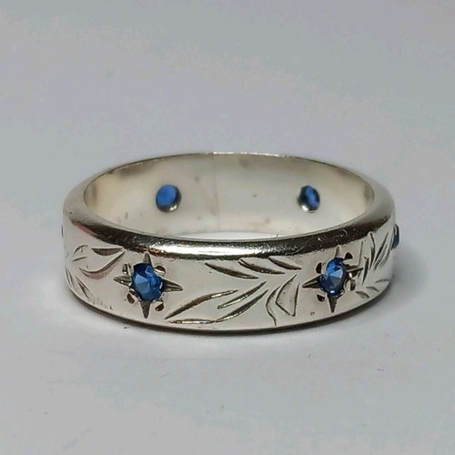 Sterling silver 925 blue - blue, stone
