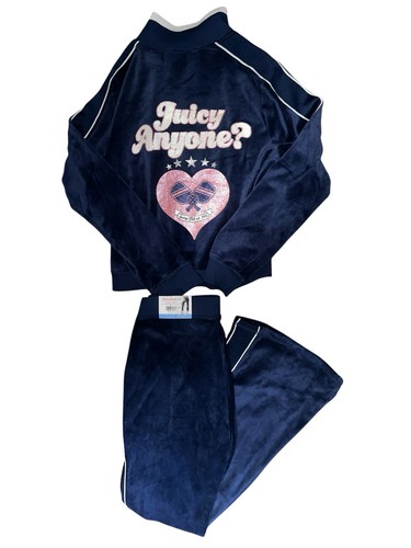 Juicy couture navy velour - couture,