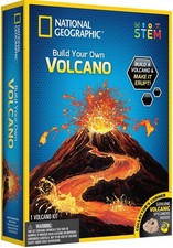 National Geographic Build Your Own Volcano Kit Erupting Volcano Set • New Sealed