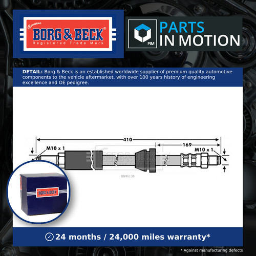 Brake hose fits ford escort - hose,