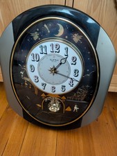 Small World Rhythm Clock 18.5" X 15" Musical Hymn's & Xmas Songs 