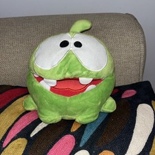New Cut The Rope Video Game Green Frog Wide Mouth Om Nom Soft Plush Toy 7"
