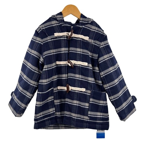 Bitz kids blue plaid toggle - blue,