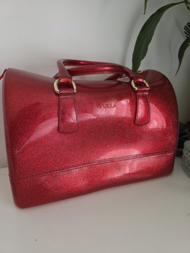 Authentic furla red glitter - furla,