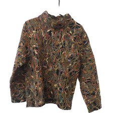 Zepla Multicoloured Handwoven Jumper Size S Used