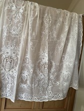 Vintage Nottingham Lace Panel