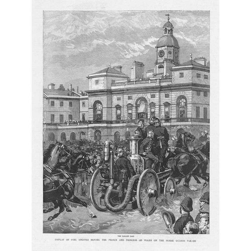 London display fire engines - of,