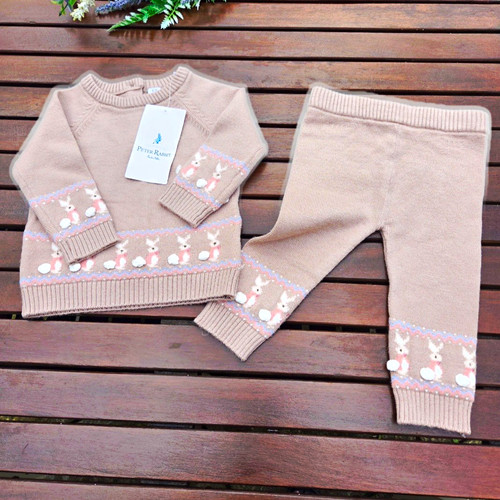 Peter rabbit 2pc beige - rabbit,