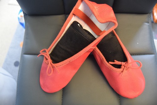 Red leather full sole - leather,