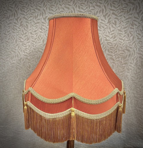 Burnt orange lampshades - burnt,