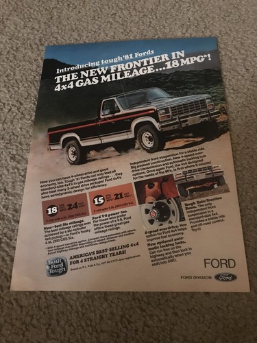 Vintage 1981 ford 4x4 - vintage,