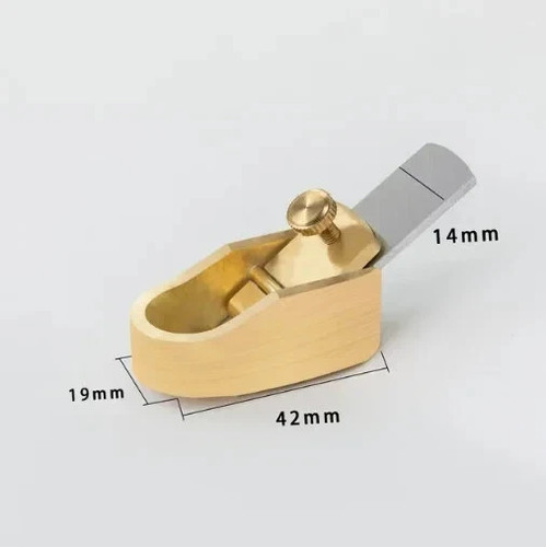 Brass small convex plane - brass,