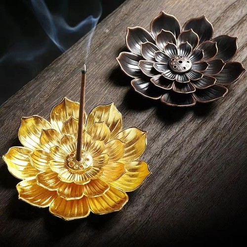 Alloy lotus incense - alloy, burner