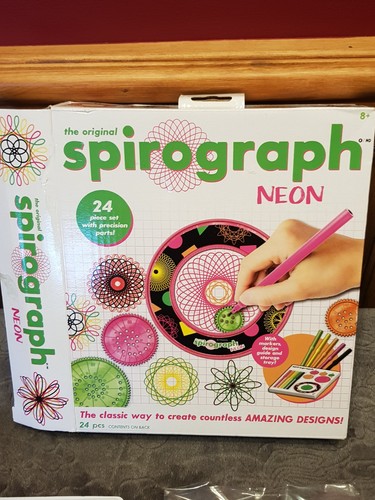 Spirograph neon preloved - spirograph, neon,
