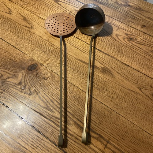 Antique copper utensils ladle - copper,