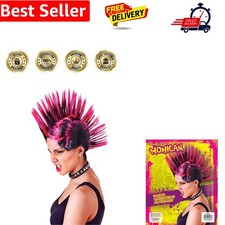 Pink & Black Female Mohican